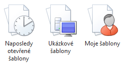 Práce se šablonami